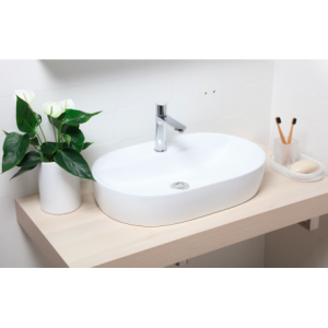  Swiss Aqua Technologies Vasque à poser Infinitio 60 x 40 x 12,5 cm sans trop-plein, blanc (SATINF6040)